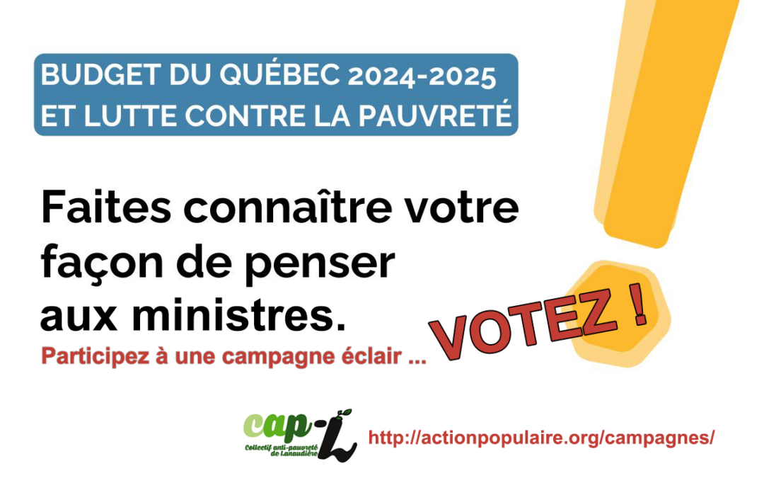 Participez à la campagne éclair du CAP-L