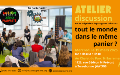 Atelier-discussion du 19 mars 2025