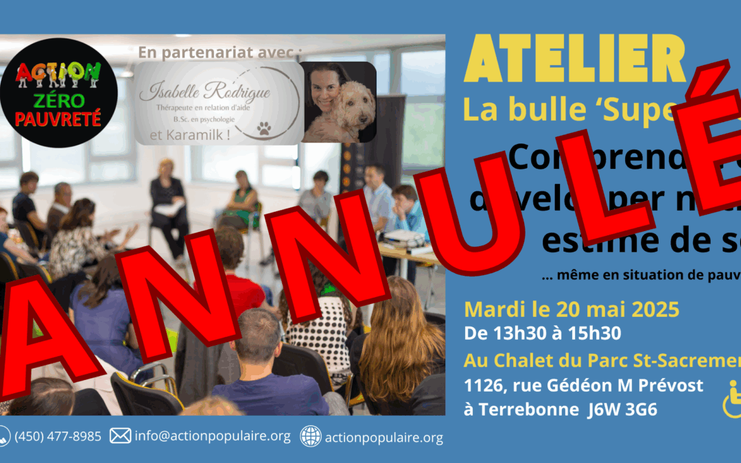 Atelier-discussion du 20 mai 2025
